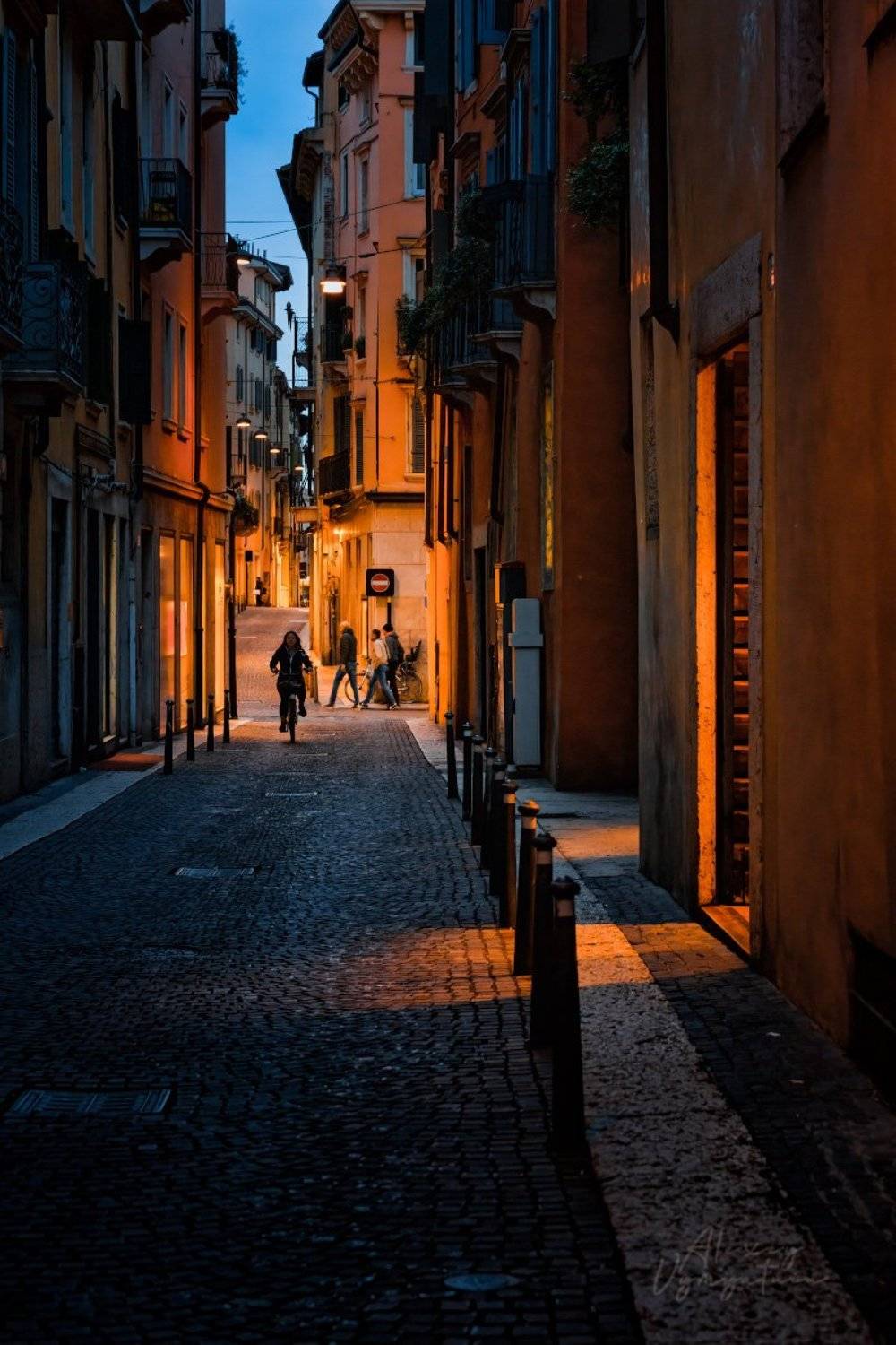 verona, italy, night, lights, outdoor, travel, Алексей Вымятнин