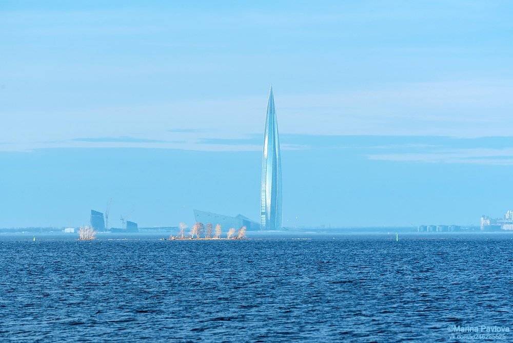 город, городской пейзаж, петербург, финский залив, море, лахта центр, весна, nikon, Марина Павлова