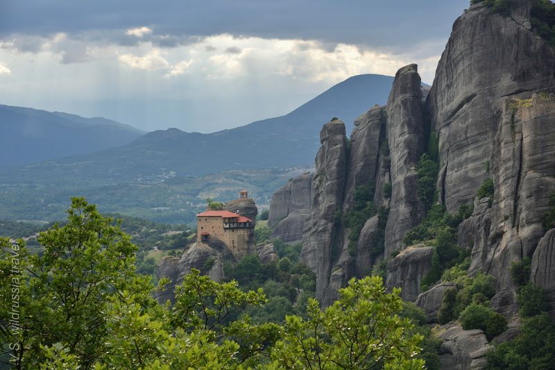 Метеоры, Греция, путешествие, приключение, небо, скалы, горы, христианство, религия, вера, юнеско, шагнивнеизведанное Метеоры, из альбома (июнь 2019 г) фото превью