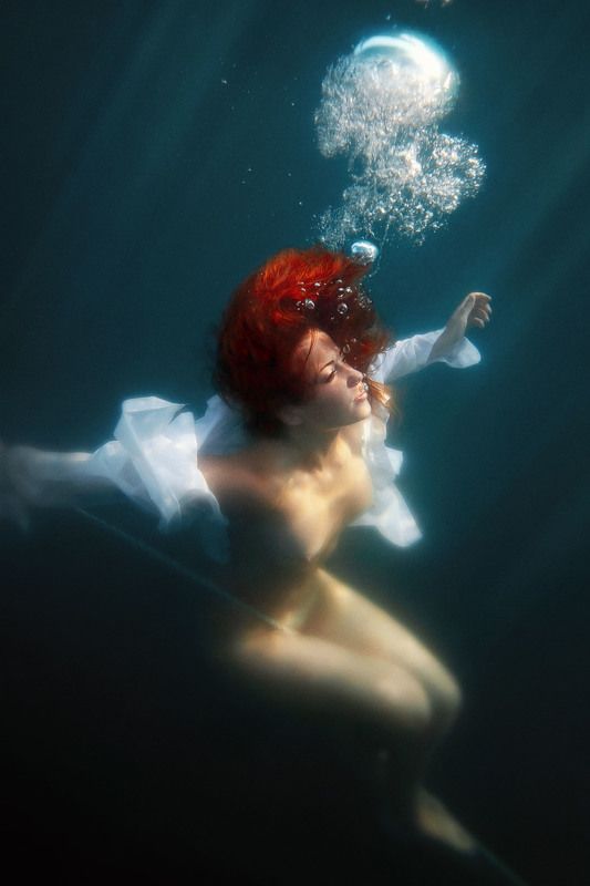 ню, под водой, Крым, черное море Кислород фото превью