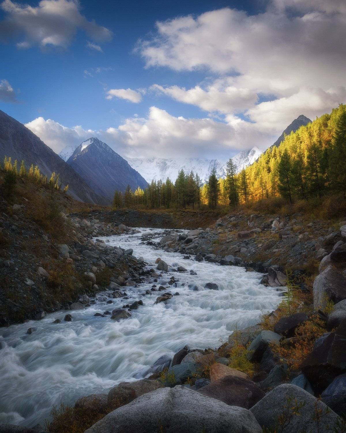 алтай, горный алтай, горы, усть-коксинский район, катунский хребет, природный парк белуха, белуха, массив белухи, река аккем, горная река, ак-кем, аккем, перед грозой, altai mountains, Алена Рубан