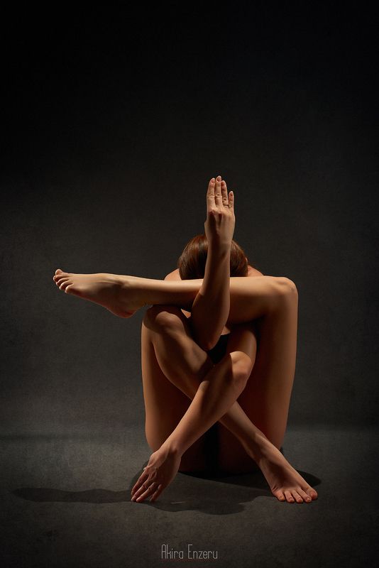 portrait, nude Запутанный нити фото превью