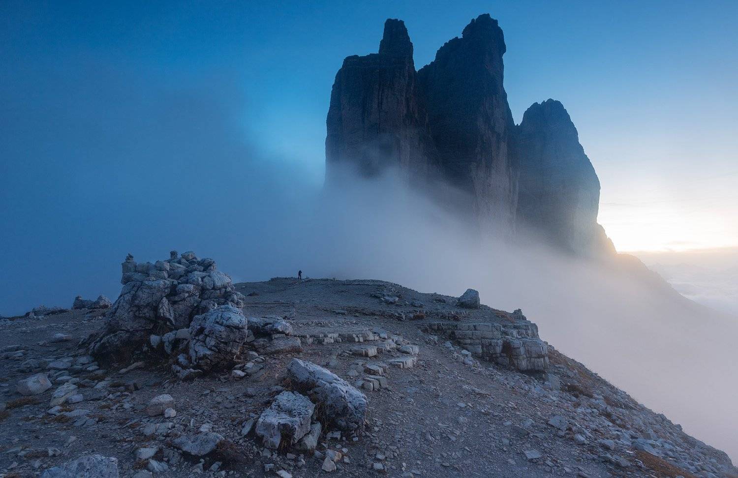 италия, доломиты, горы, облака, закат, осень, природа, landscape, italy, dolomites, Геннадий Финенко