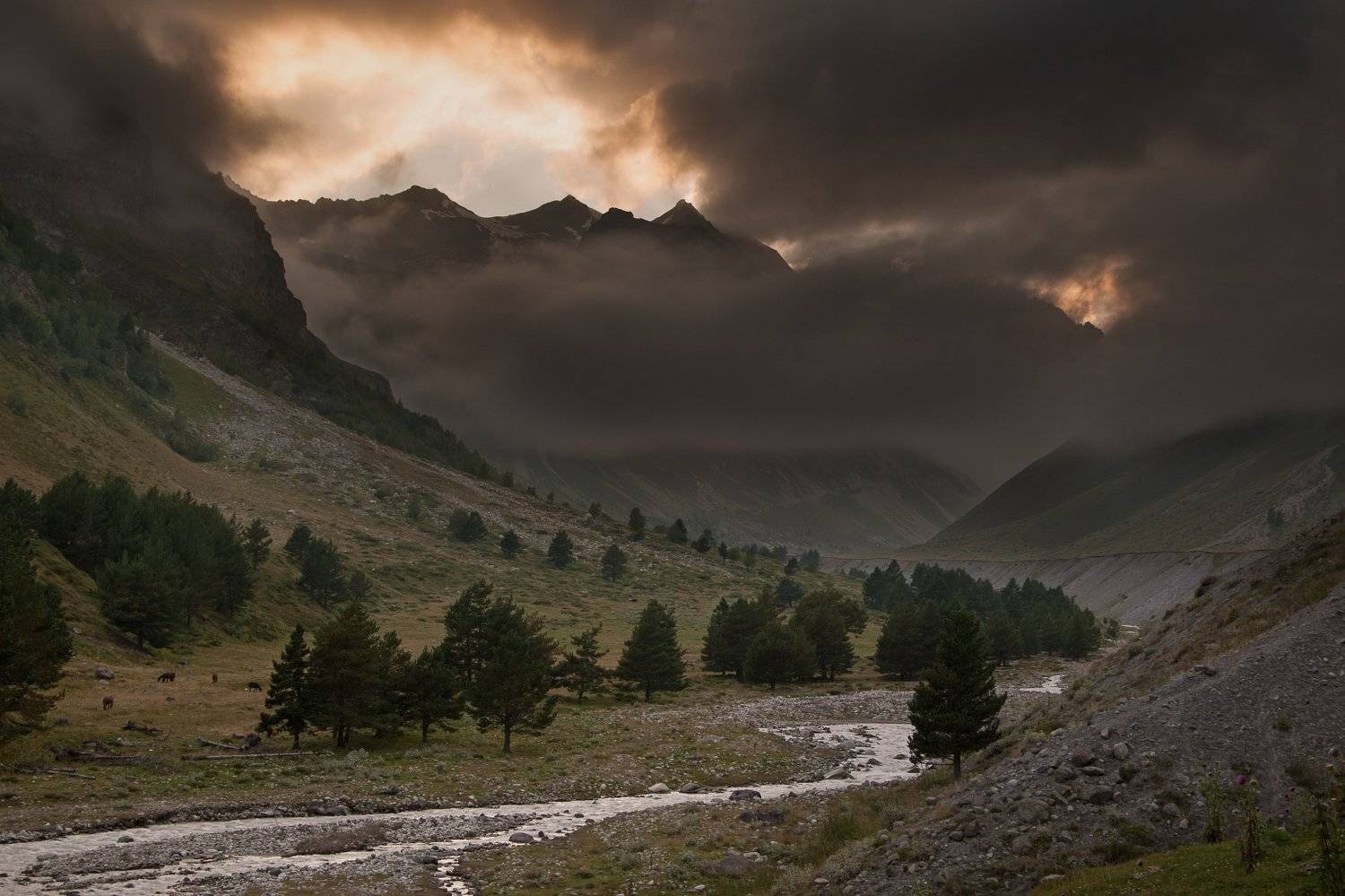 приэльбрусье, ирикчат, горы, природа, Максим