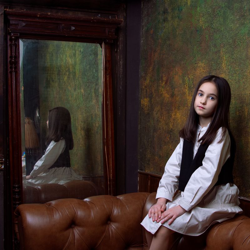 студийный портрет, детский портрет, арт Кира фото превью