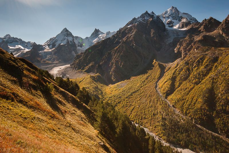 горы, приэльбрусье, кбр, адылсу Прогулка из ущелья Адылсу фото превью