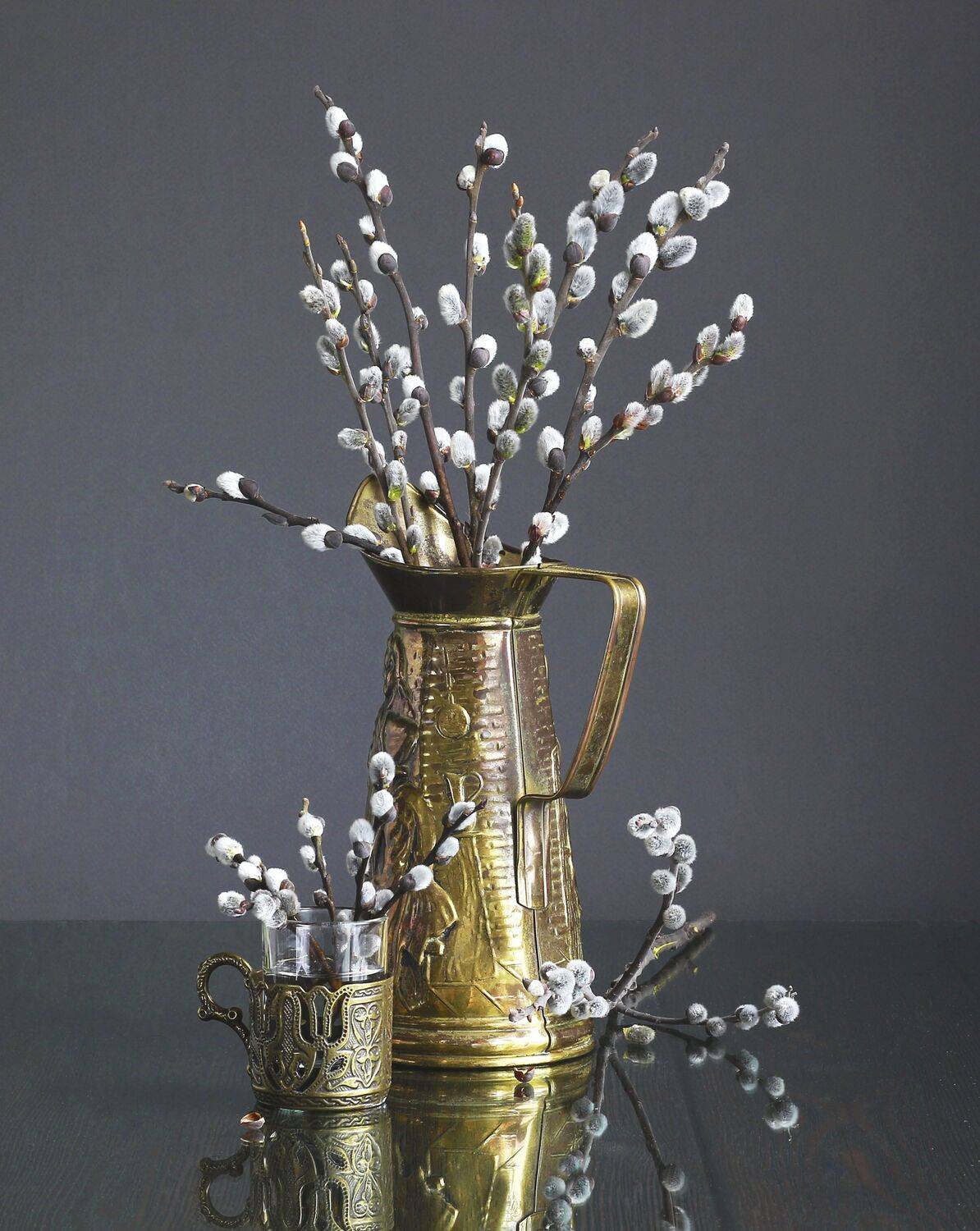 натюрморт, фотонатюрморт, верба, весна, наталья казанцева, Наталья Казанцева