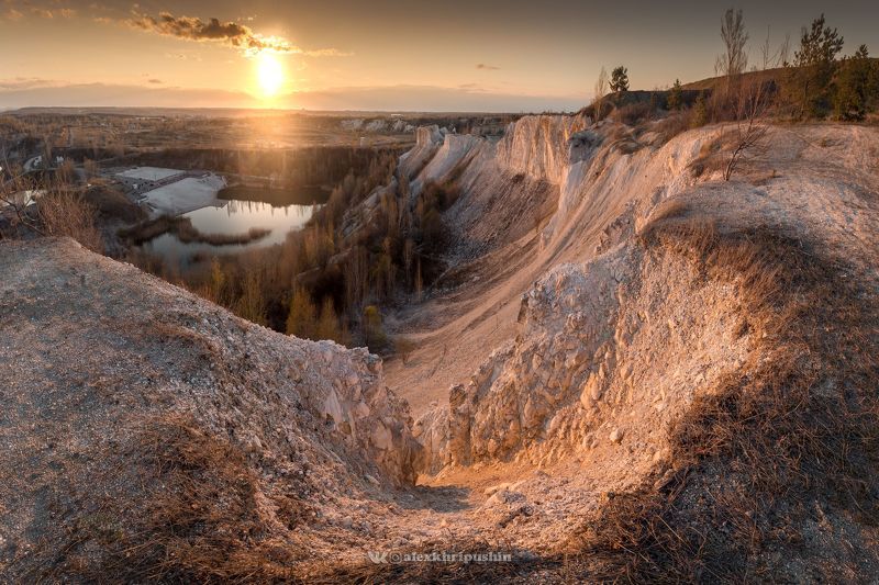 закат пейзаж Race Against The Sun фото превью
