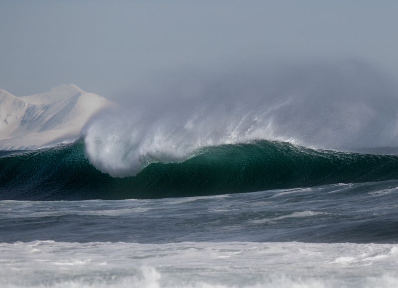 волна, волны, шторм, океан, море, камчатка, накат, прибой, вода Волны фото превью