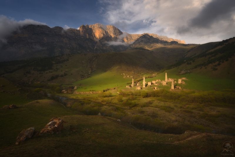 пейзаж, природа, горы, ингушетия Весенняя Ингушетия фото превью