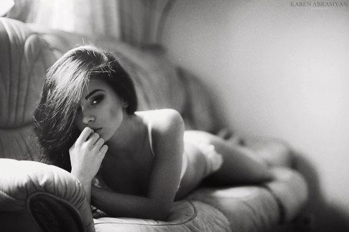 relaxing on the couch
