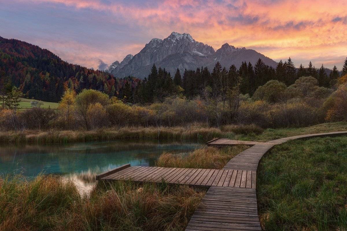 Slovenia, Zelenci, Озеро Зеленцы, Словения, Денис Сорокин