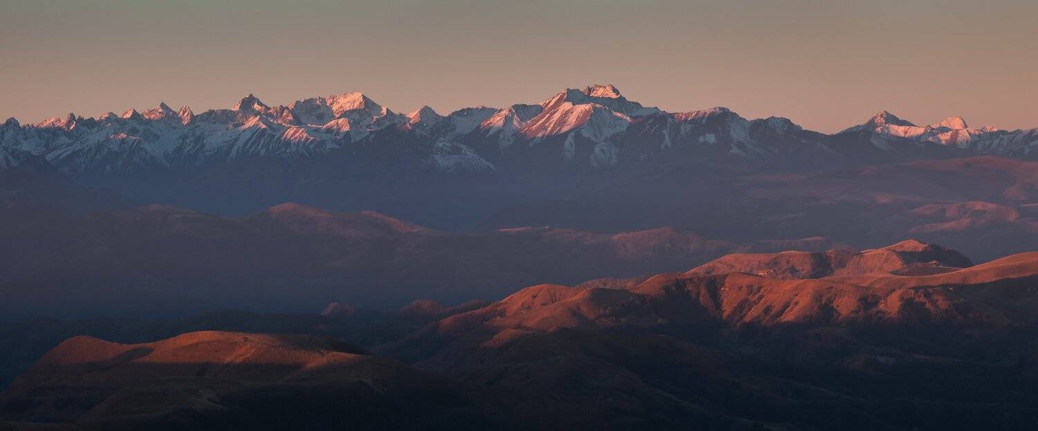 главный, кавказский, хребет, перевал, гум, баши, осень, Николай Мысливцев
