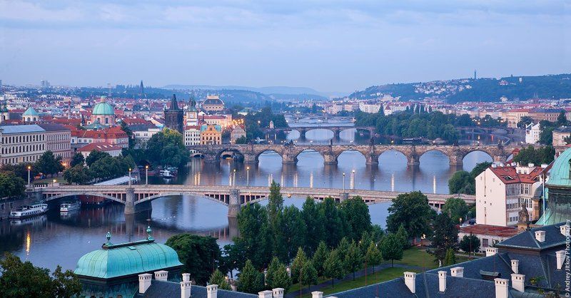 Prague morning фото превью