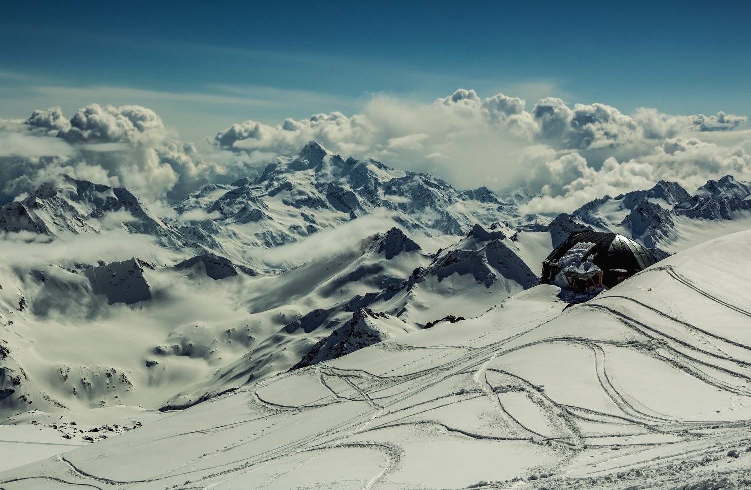 горы,восхождение,кавказ,облака,эльбрус,  Эстелла