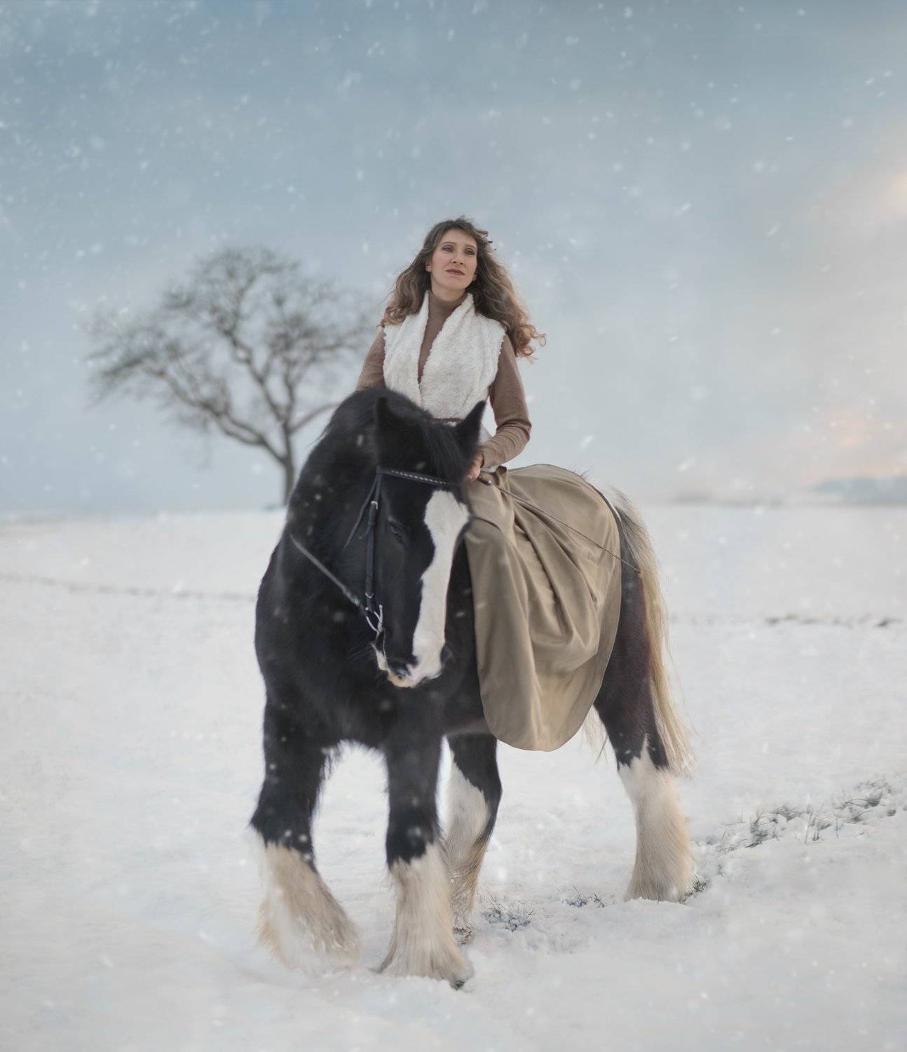 лошадь, женский портрет, fine art, Natalie Seitner