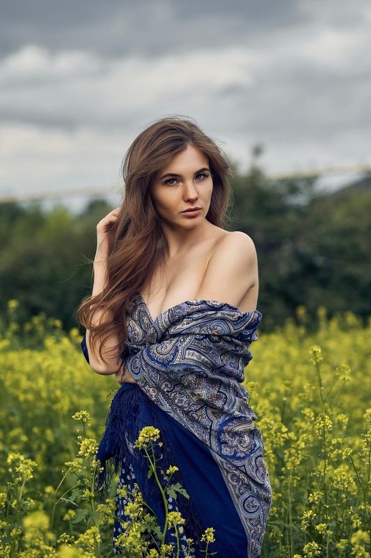 портрет, девушка, озеро, вода,  ню ANN фото превью