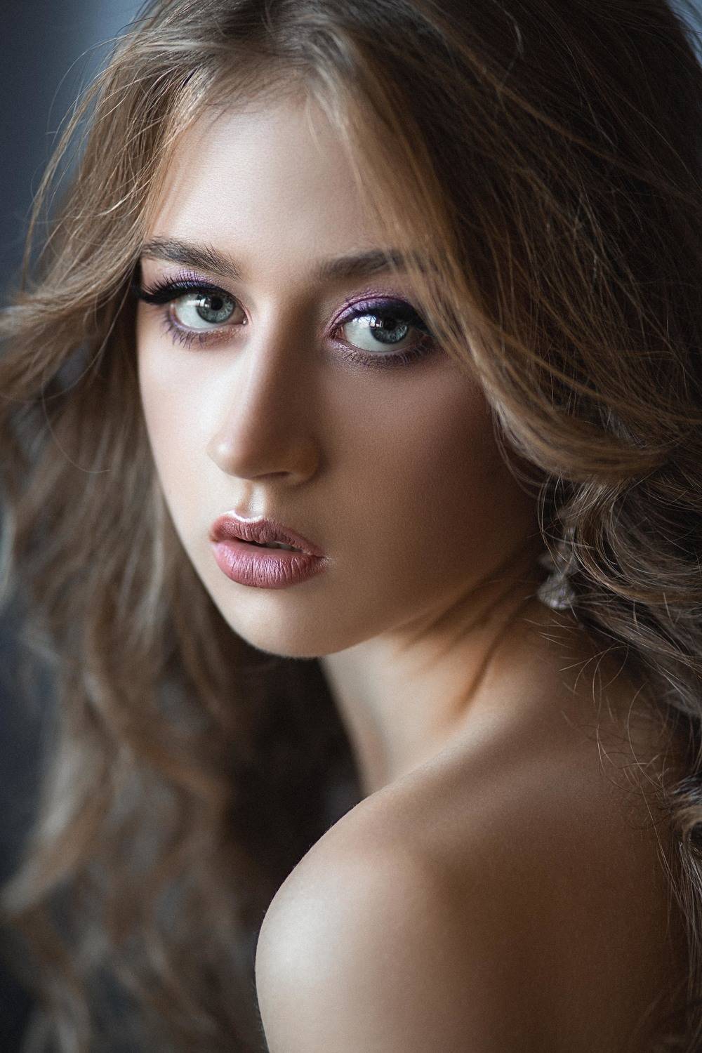 девушка, модель, портрет, фотосессия, студия, макияж, гламур, girl, model, modeling, young, portrait, make-up, творческий портрет, женский портрет, woman, young woman, glamour, постановка, постановочная фотография, fashion, Владимир Васильев