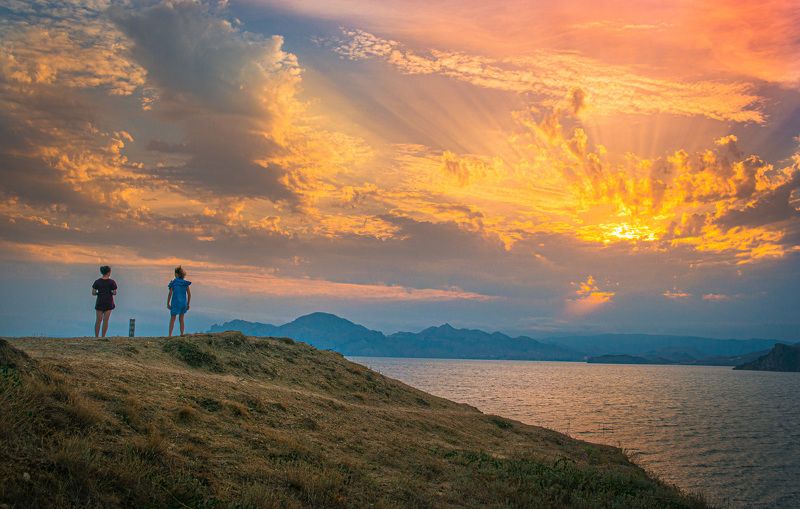 крым Встречая закат фото превью