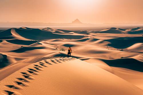 Alone In Desert