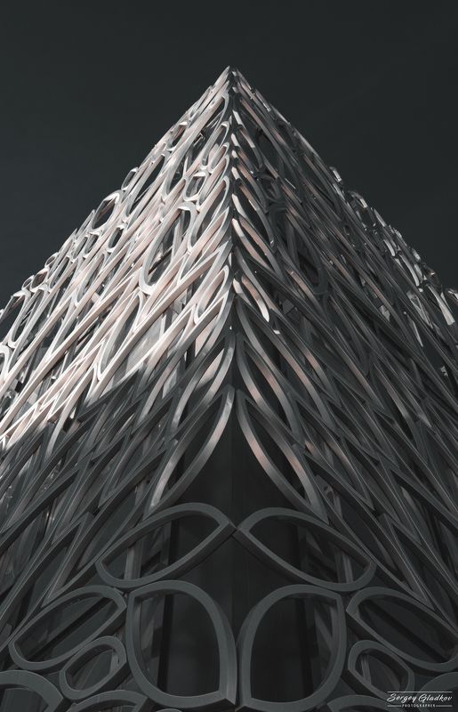 architecture, modern, design, city, urban, light, geometry, abstract, dark, petals, russia, rostov on don Лепестки фото превью