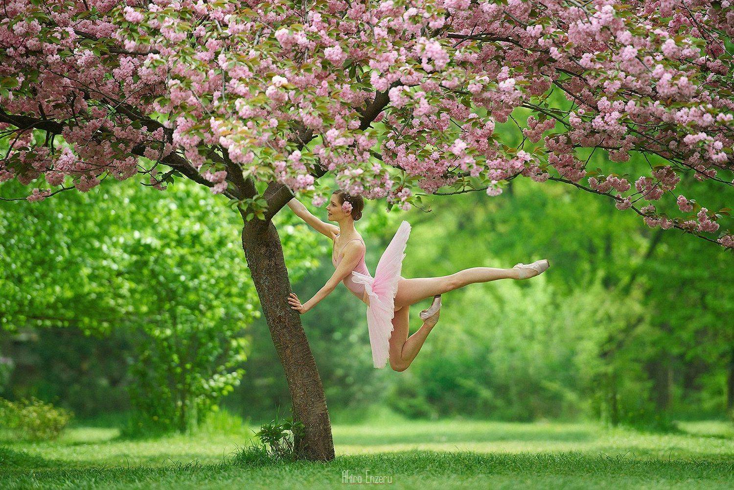 ballerina, dance, dancing, portrait, street, outdoor, Enzeru Akira