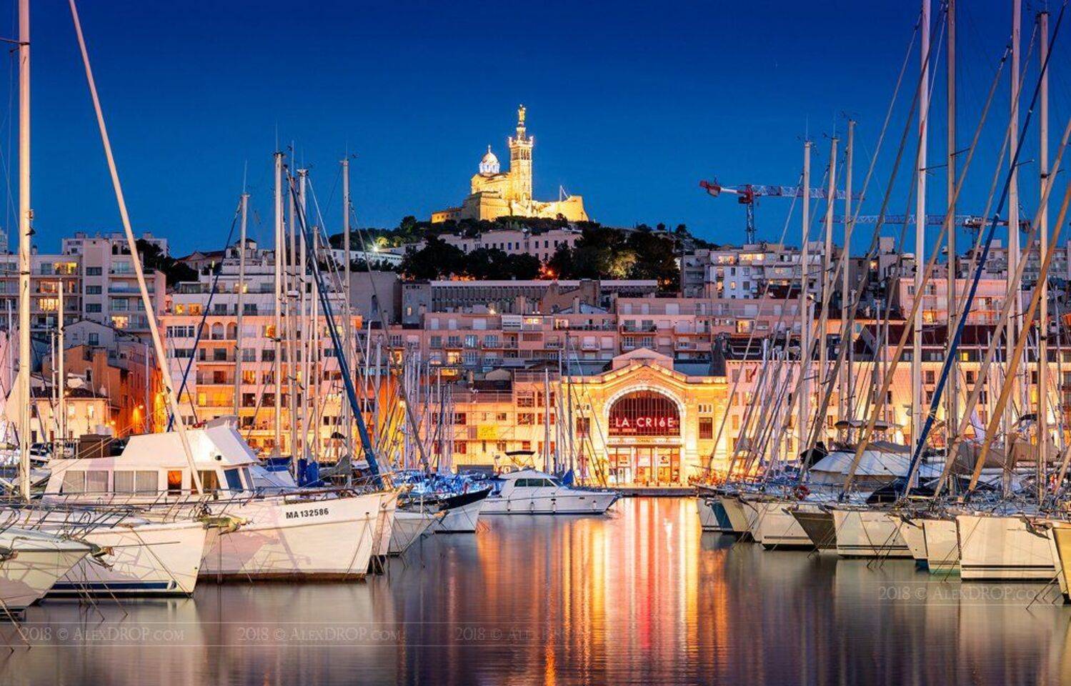 nikon, europe, france, marseille, architecture, iconic, landmark, travel, postcard, blue hour, AlexDROP