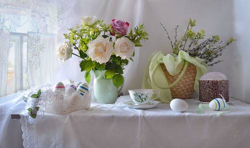 Пасхальной радостью души...