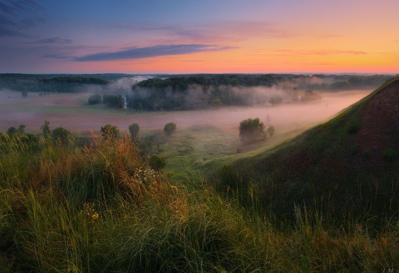 рассвет, туман, пейзаж, лето, долина, утро, панорама, свет, foggy, misty, dawn, moments, summer, light, fog, valley, landscape, panorama such a different moments of dawn .. фото превью