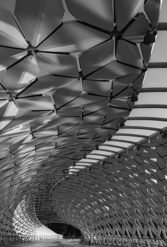 Изгибы городских мостов... фото превью