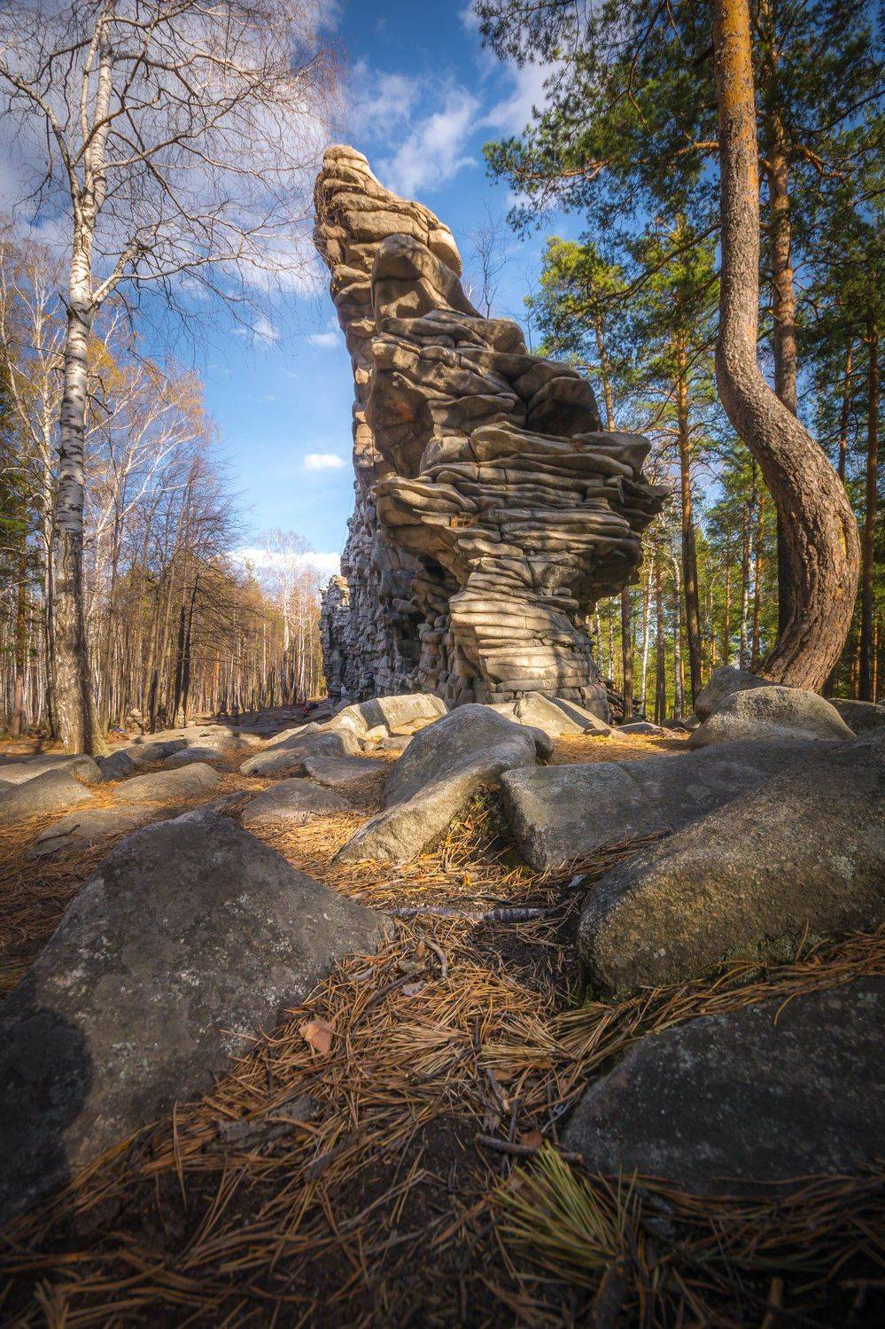 скалы весна горы урал лес, Жданов Дмитрий
