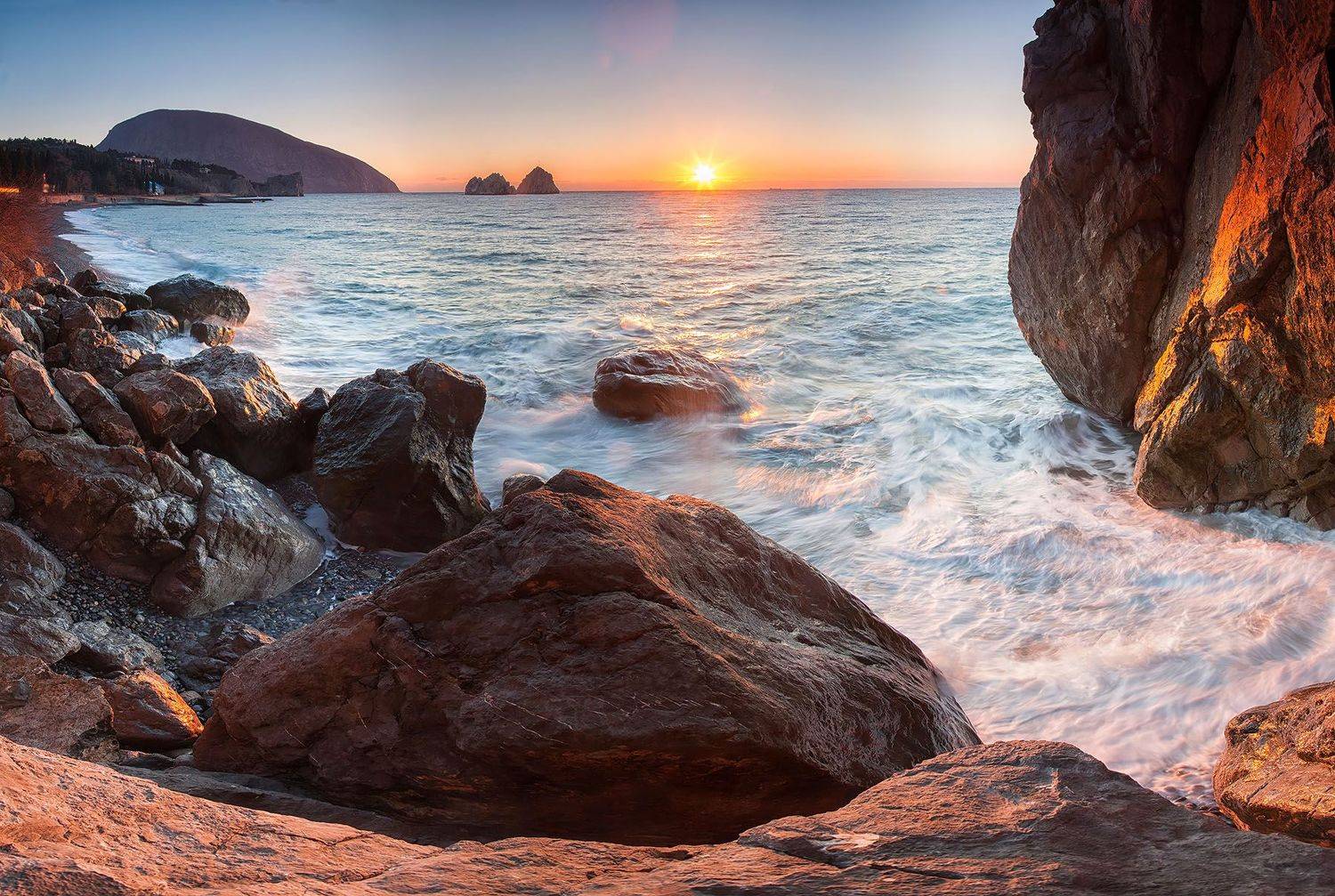 гурзуф, крым, ялта, артек, аю-даг, адалары, черное море, поселок гурзуф, медведь гора, Serge Titov