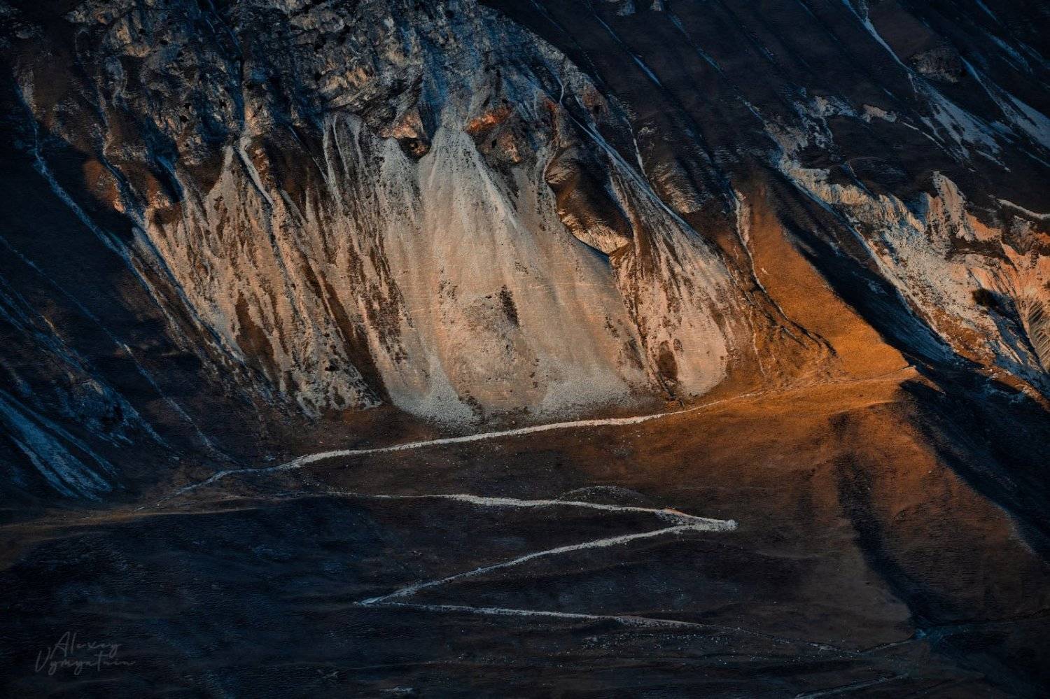 dagestan, дагестан, mountains, sunset. light, серпантин, serpentine, road, Алексей Вымятнин