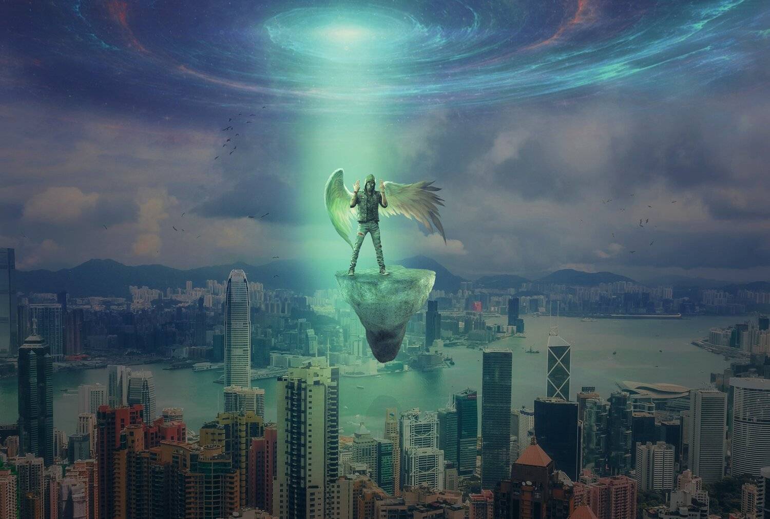 ангел, город, Sergii Vidov