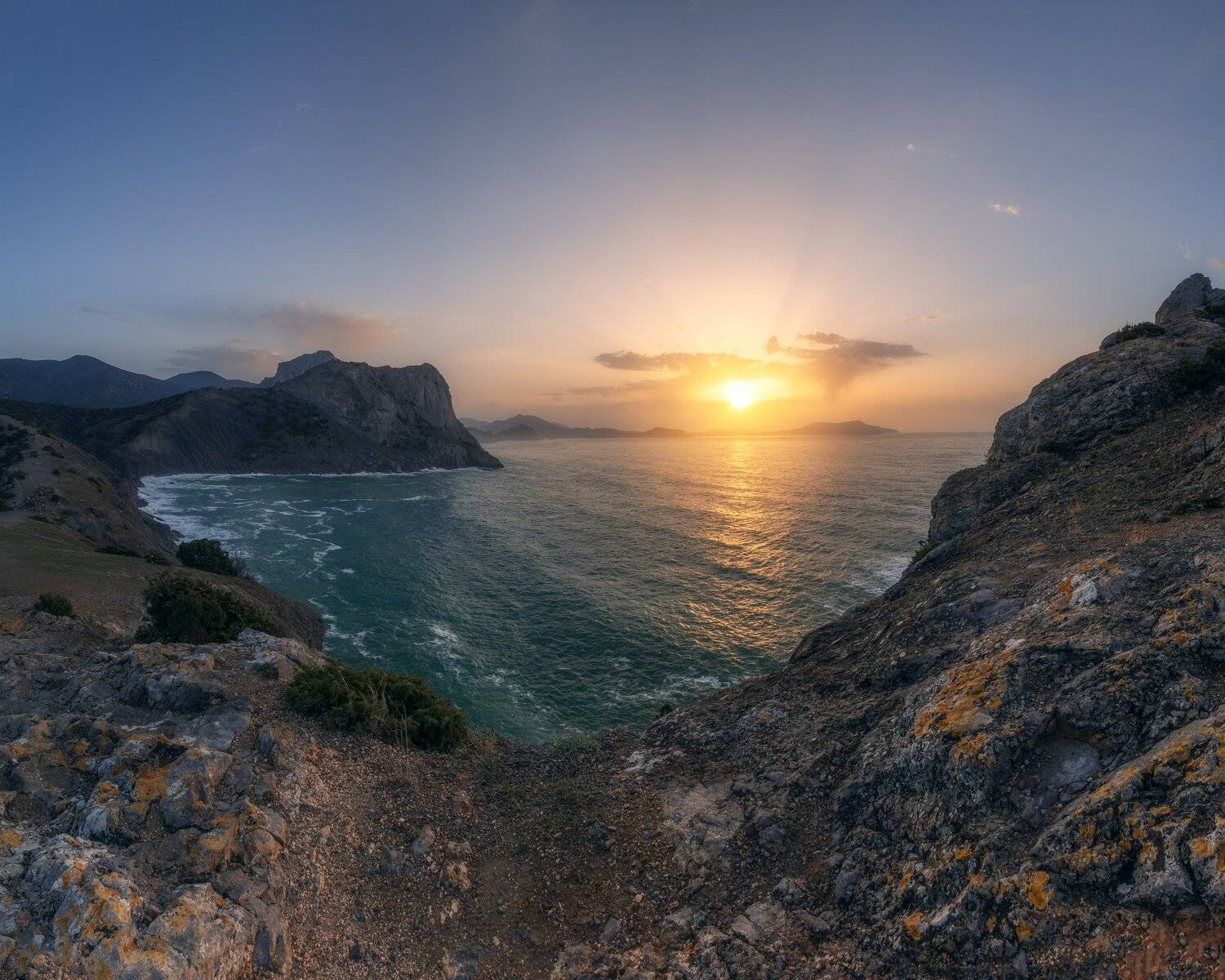 Новый свет, природа, пейзаж, морской пейзаж, рассвет, Крым, весна, Мартыненко Дмитрий