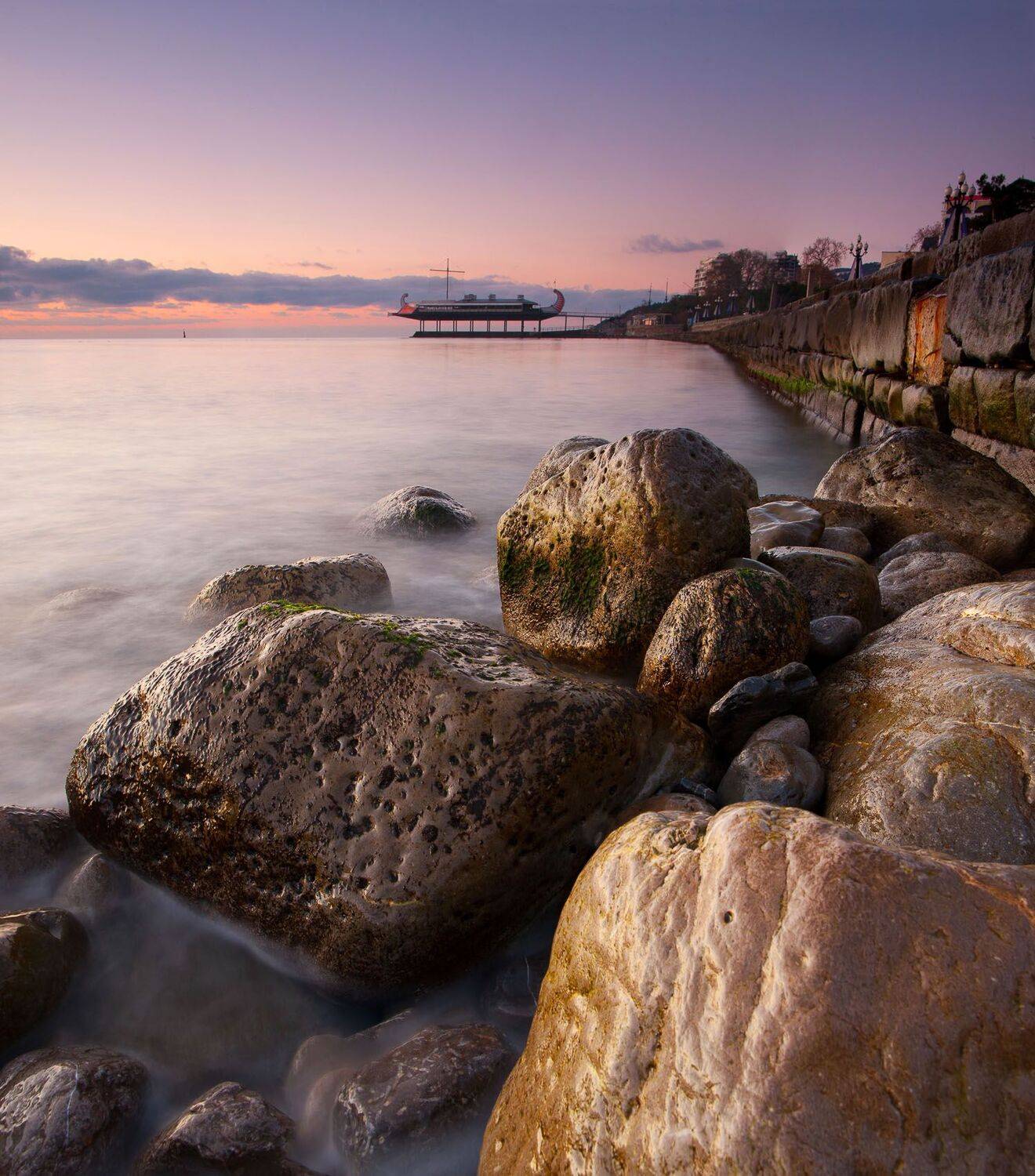 ялта, набережная, крым, набережная, черное море, ялтинский маяк, маяк, набережная ленина, ялтинский залив, мартьян, мыс мартьян, Serge Titov