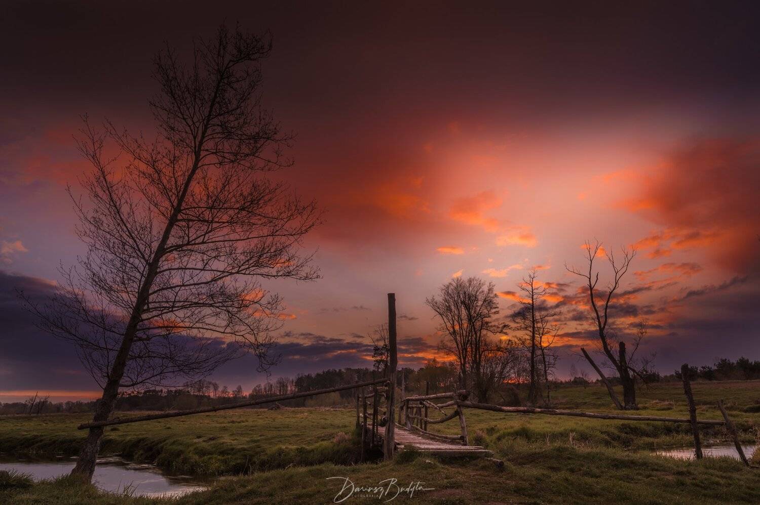 sunrise, spring, river, jeziorka, sky,, Dariusz Budyta