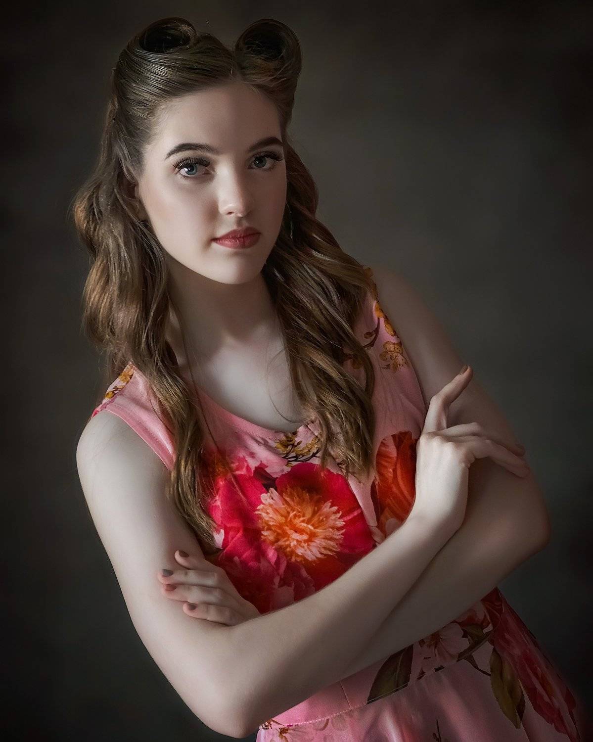 девушка, портрет, Илья Филимошин