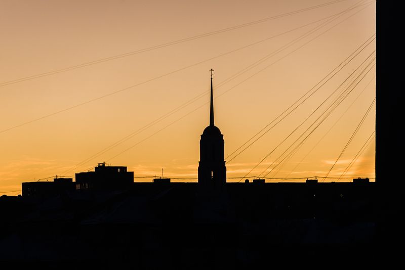 вечер, вечерело, закат Вечерело фото превью