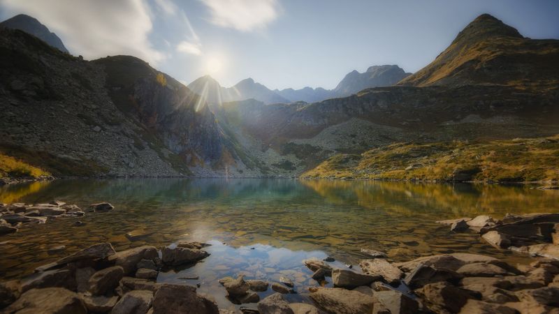 пейзаж, горы, кавказские горы, природа россии, архыз, В долине озер фото превью