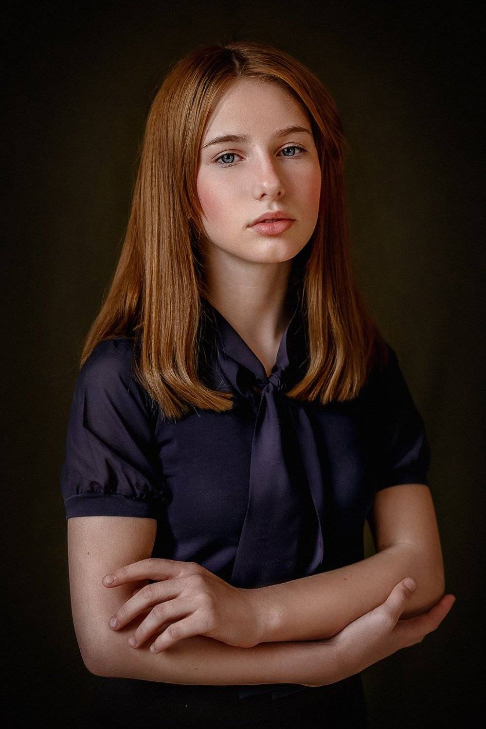 Естественное освещение, портрет, девушка, рыжие волосы, Надежда Бочарникова