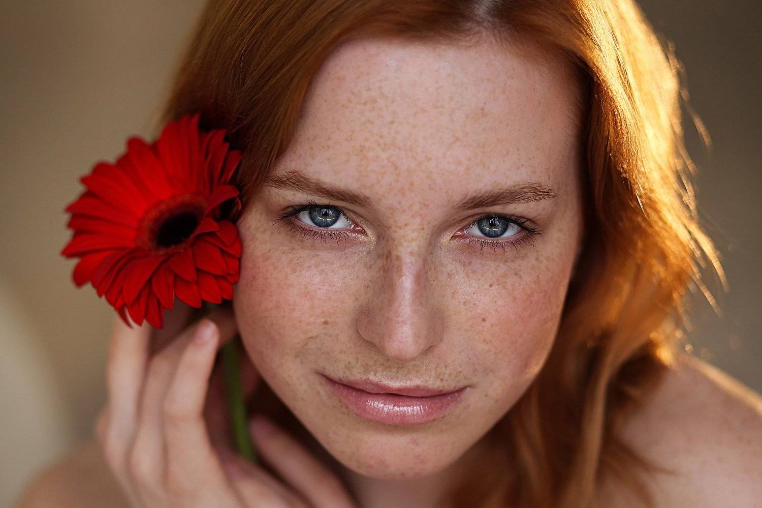 веснушки женский портрет, Кристина Копьева