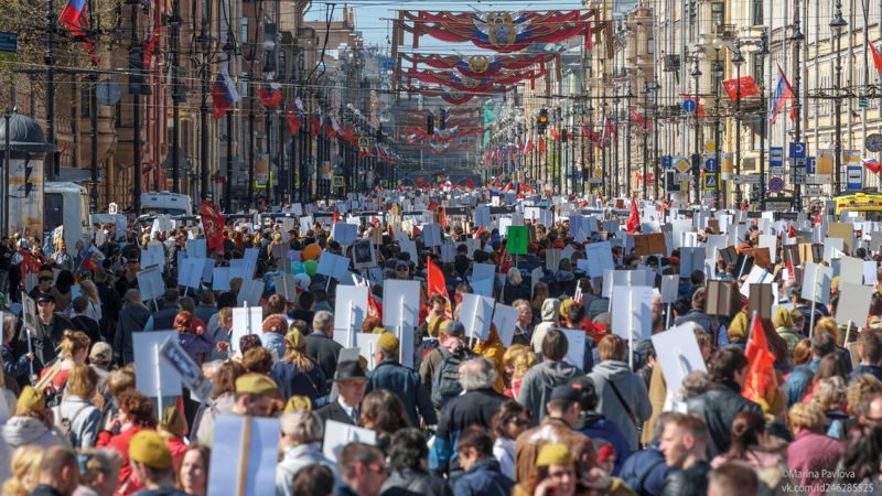 бессмертный полк, шествие бессмертный полк, невский проспект, 9 мая, день победы 9 мая,  санкт - петербург, стрит фото, уличная фотография, репортаж, nikon Шествие Бессмертный полк.Невский проспект фото превью