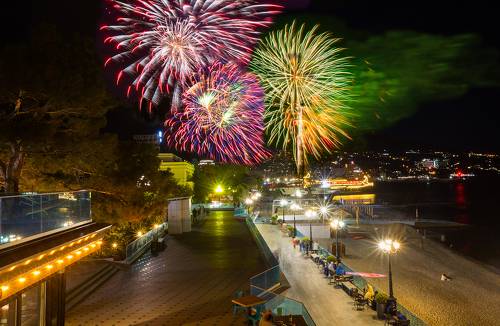 Фейерверк в Ялте