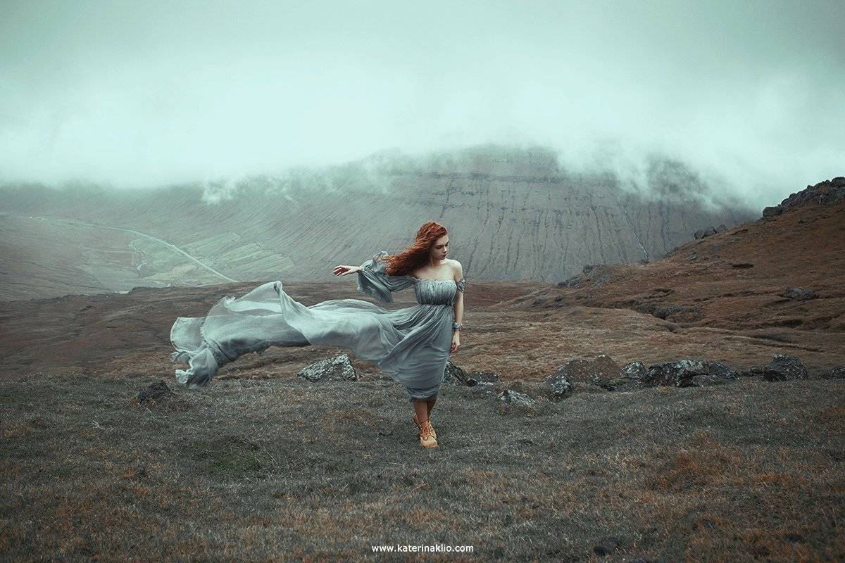 wind, faroe, faroe islands, sky, rain, windy, model, clouds, storm, fog, Катерина Клио