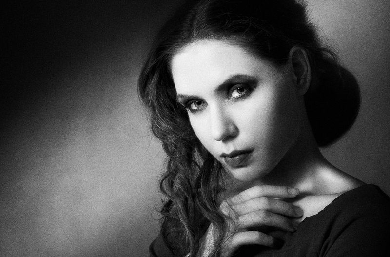 портрет;ч/б * * * фото превью