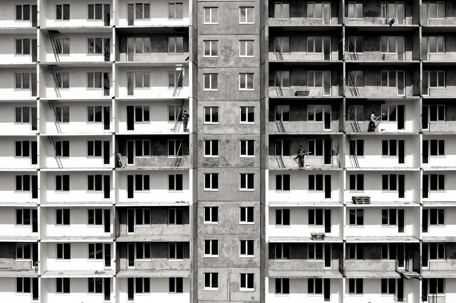 стройка, репортаж, работа, покраска, дом, новострой, владивосток, недострой, Антон Блохин