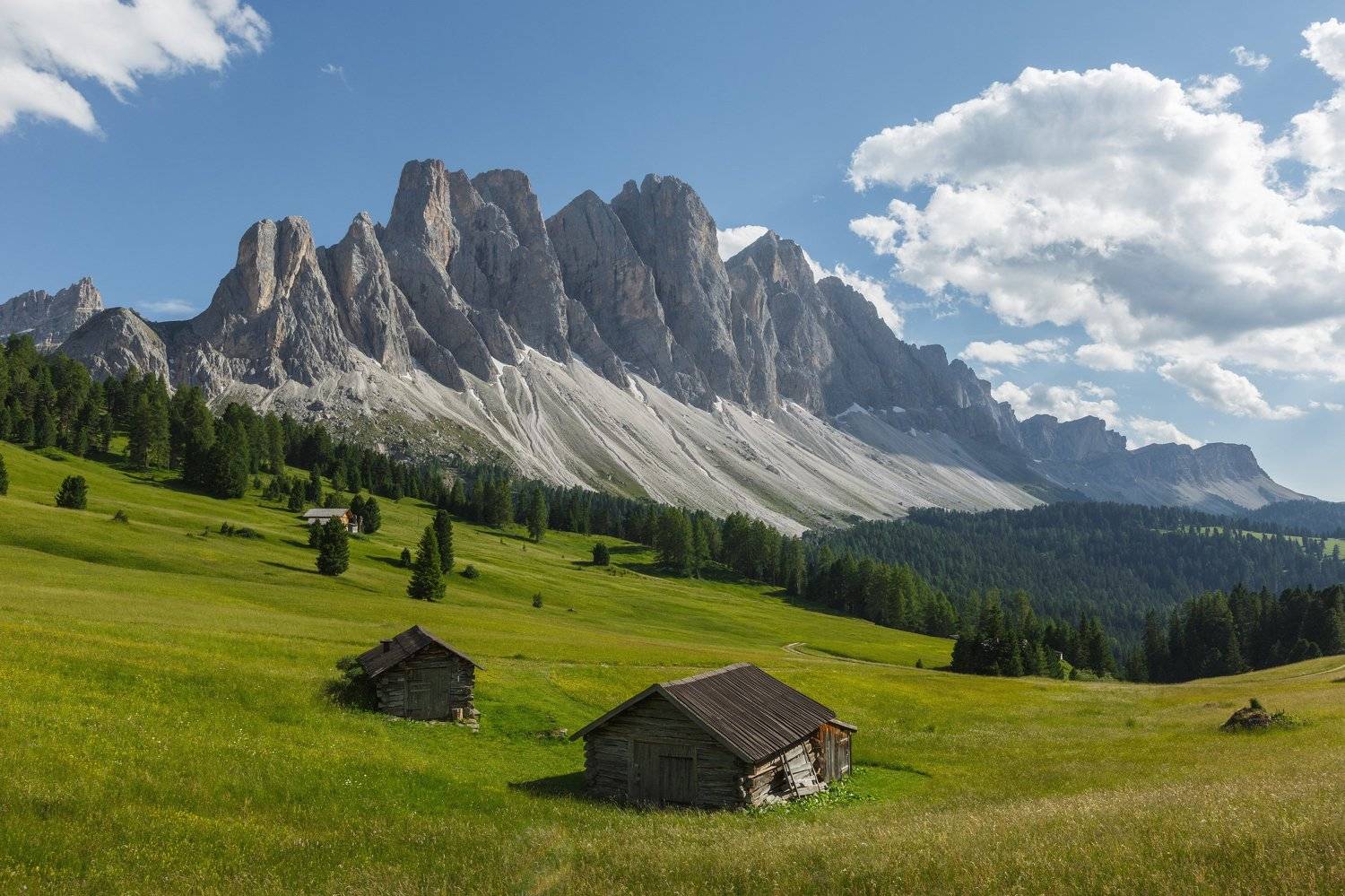 италия, доломиты, горы, облака, природа, landscape, italy, dolomites, geisler, Геннадий Финенко