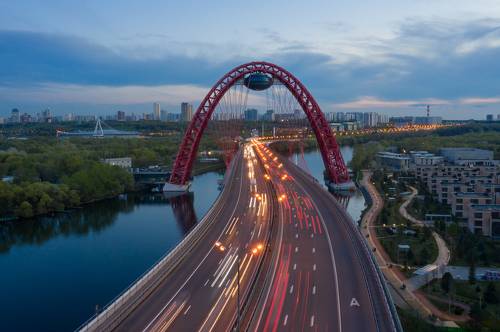 Живописный мост. Москва. Россия
