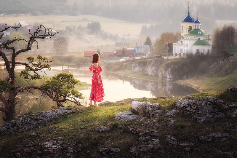 Весенний вечер в Уральской глубинке фото превью